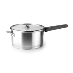 Olla de acero inoxidable, sin asas, combi, 24 cm - Lacor