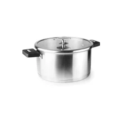 Olla de acero inoxidable, sin asas, combi, 24 cm - Lacor