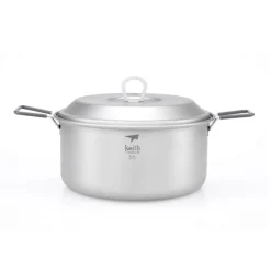 Olla de titanio con tapa, 2,5 litros - Keith