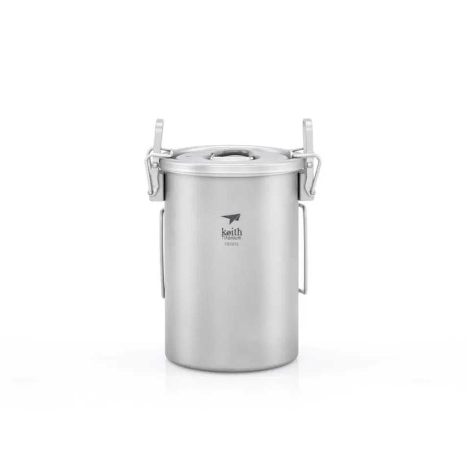 Olla de titanio multifunción con tapa, 900 ml - Keith