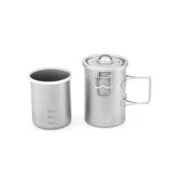 Olla de titanio multifunción con tapa, 900 ml - Keith