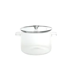 Olla de vidrio borosilicato con tapa, 1,5 l - Brandani