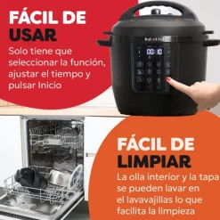 Olla multifunción eléctrica Classic negra, 5,7 l - Instant Pot