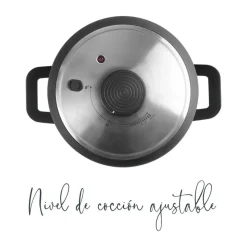 Olla rápida de acero inoxidable Sicuro, 8 l - Lacor