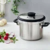 Olla rápida de acero inoxidable Sicuro, 6 l - Lacor
