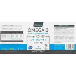Omega 3, 90 perlas - WeBotanix