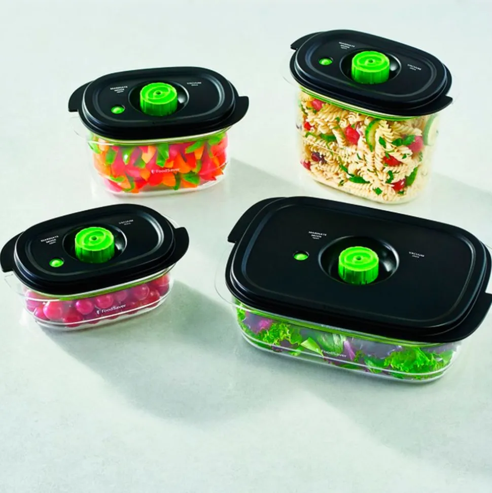 Pack 3 contenedores para envasar al vacío - Foodsaver