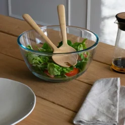 Pack de 2 cubiertos de ensalada para servir y mezclar, de bambú - Pebbly