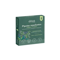 Pack de 4 pipetas repelentes para mascotas ecológicas - The Doog Life