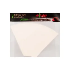 Pack 2 filtros de algodón para café - Ah table