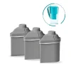 Pack 3 filtros de repuesto con zeolita para depurar, alcalinizar e ionizar el agua - Alkanatur