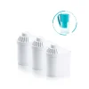 Pack 3 filtros de repuesto para depurar, alcalinizar e ionizar el agua - Alkanatur