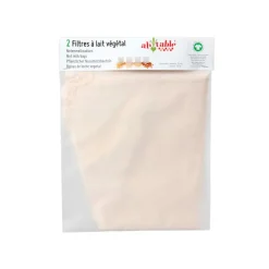 Pack 2 fitros de algodón para leches vegetales - Ah table