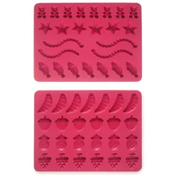 Pack 2 moldes de silicona platino para gominolas - Ibili