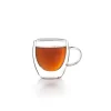 Pack 2 tazas de cristal doble pared, 220 ml - Ibili