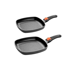 Parrilla antiadherente para inducción con mango extraíble - SKK