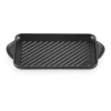 Parrilla de hierro fundido, 32 cm, color negro - Le Creuset
