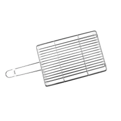 Parrilla doble de acero inoxidable, 30 cm - Ibili
