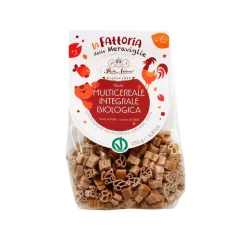 Pasta de cereales integrales para niños sin gluten y ecológica, 250 g - Pasta Natura