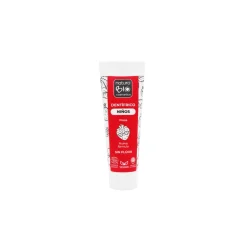 Pasta de dientes infantil sin flúor, ecológica, con aloe vera y fresa, 75 ml - NaturaBio Cosmetics