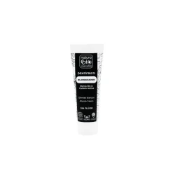 Pasta de dientes sin flúor, ecológica, con menta y carbón activo, 75 ml - NaturaBio Cosmetics