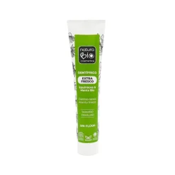 Pasta de dientes sin flúor, ecológica, con equinácea y menta, 125 ml - NaturaBio Cosmetics