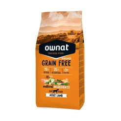 Pienso para perros de cordero sin cereales, GF Prime, 12 kg - Ownat
