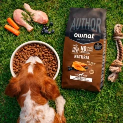 Pienso para perros de gallo de corral sin cereales, Author, 10 kg - Ownat