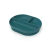 Plato con compartimentos para bebé, color azul - Ekobo