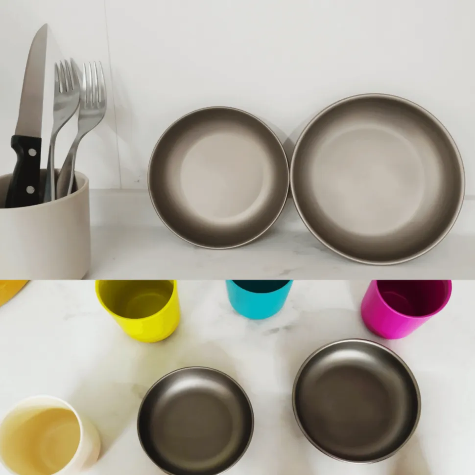Plato de titanio 200 ml - Keith