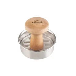 Prensa para hamburguesas de acero inoxidable Crust, 7 cm - Lacor