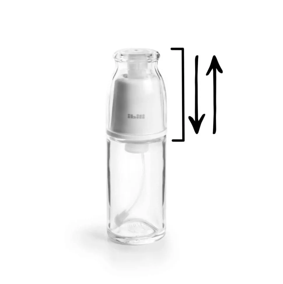 Pulverizador de aceite de cristal, 170 ml - Ibili