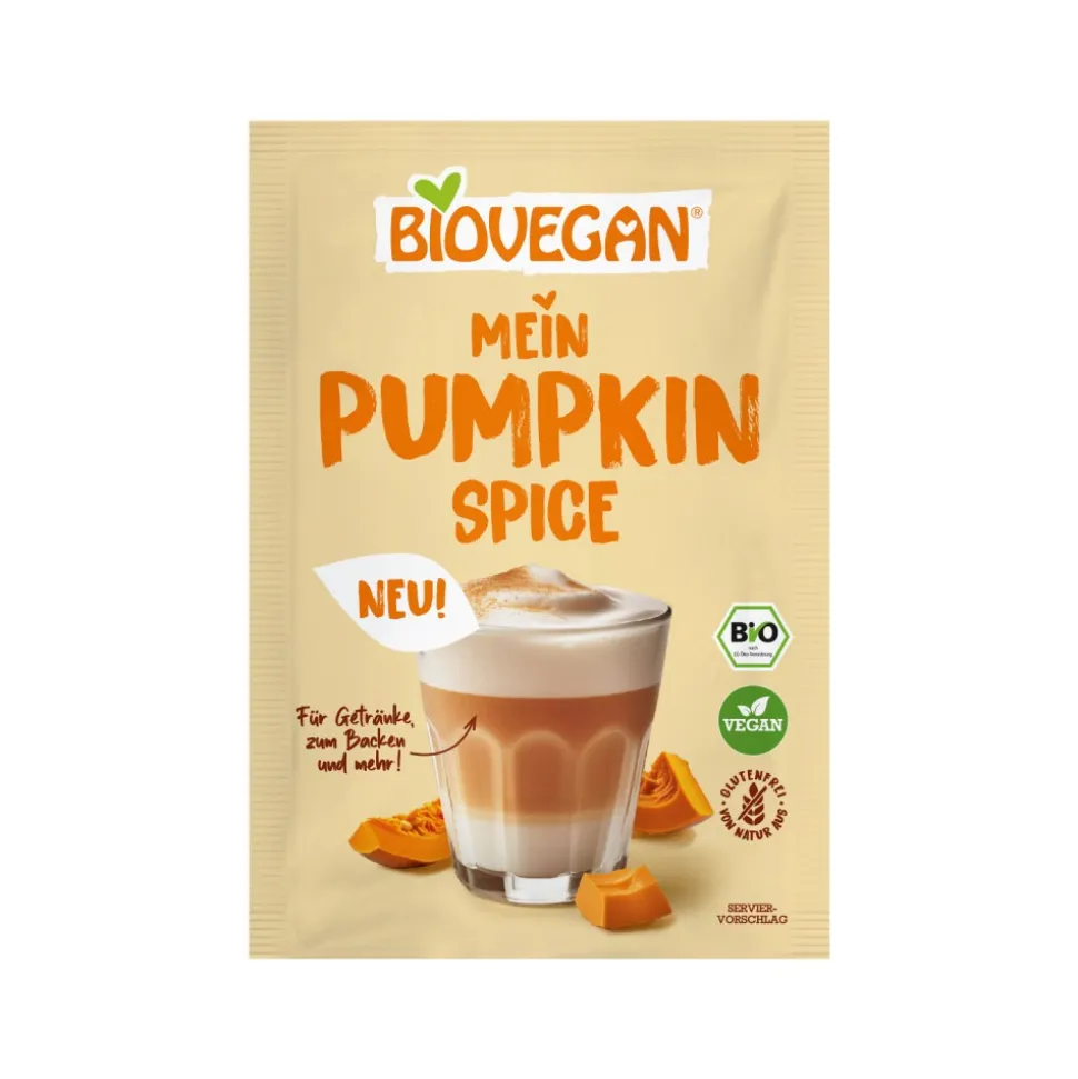 Pumpkin spice, mezcla de especias ecológicas para calabaza - Biovegan