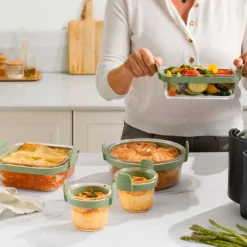 Recipiente de cristal para freidora de aire, 1,5 litros - Lekue