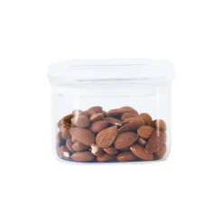Recipiente y tapa de cristal, hermético, 500 ml - Pebbly