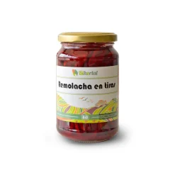 Remolacha en tiras, cocida, ecológica, 345 g - Bihortal