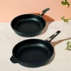 Sartén antiadherente para vitrocerámica y gas 24 cm con mango extraíble - SKK