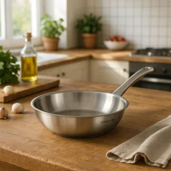 Sartén de acero inoxidable, Prim Appety, 28 cm - De Buyer