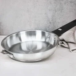 Sartén de acero inoxidable, sin mango, combi, 28 cm - Lacor