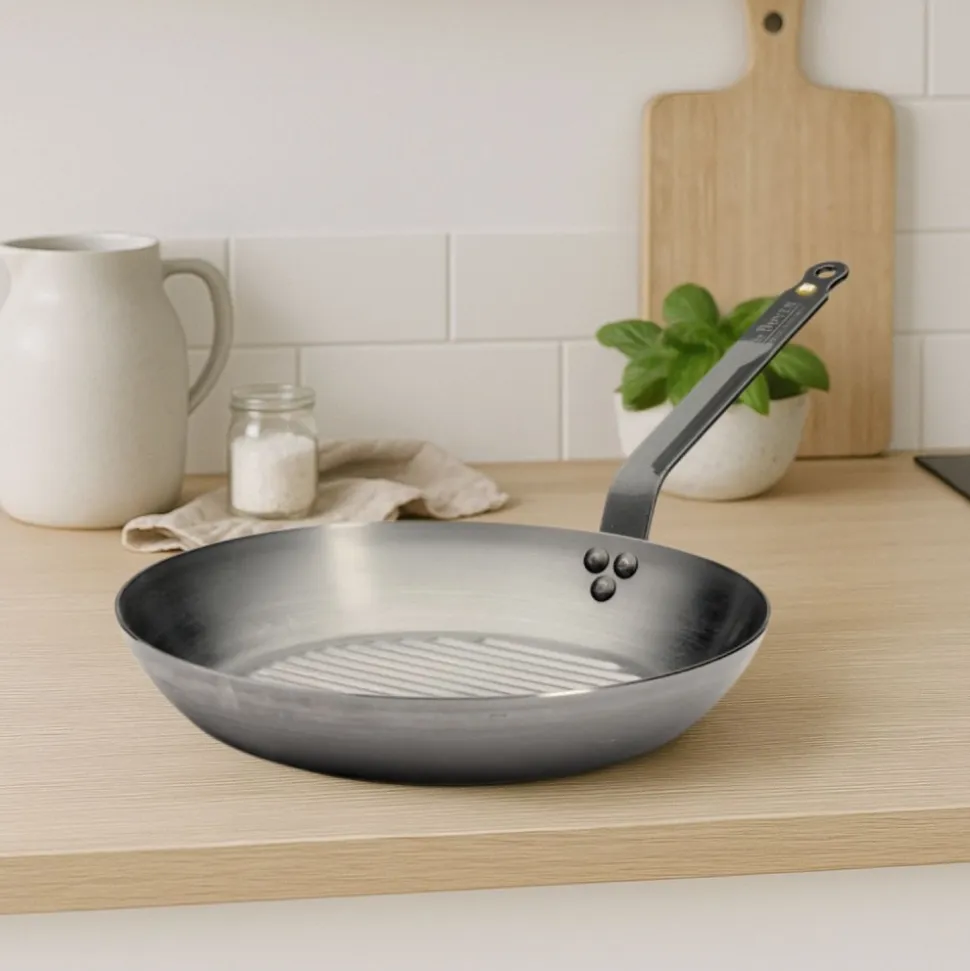 Sartén grill de hierro mineral B, 32 cm - De Buyer
