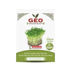 Semillas de Pak Choi verde para microgreens ecológicos, 15 g - Bavicchi GEO
