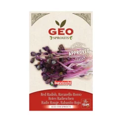 Semillas de rábano rojo para germinar ecológicas - Bavicchi GEO