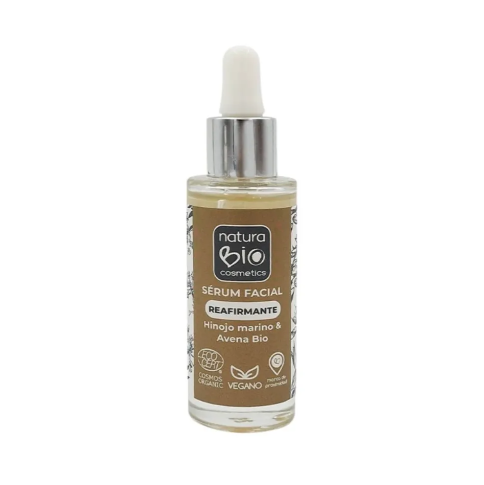 Serum facial reafirmante con hinojo y avena ecológico , 30 ml - NaturaBio