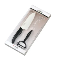 Set cuchillo Santoku + pelador - Kyocera