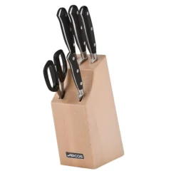 Set 4 cuchillos de acero inoxidable al nitrógeno + tijeras - Arcos