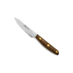 Set de 3 cuchillos lisos de acero inoxidable al nitrógeno, serie Nórdika, 10, 16 y 21 cm - Arcos