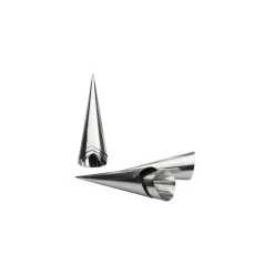 Set de 6 moldes de cucurucho de acero inoxidable - Ibili