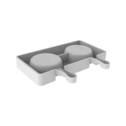 Set 2 moldes de silicona platino para helados, Easy cream - Silikomart