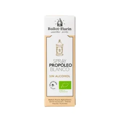 Spray de propóleo blanco sin alcohol ecológico, 15 ml - Ballot-Flurin