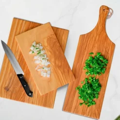 Tabla de cortar de madera de olivo, pequeña, grosor fino - Redecker
